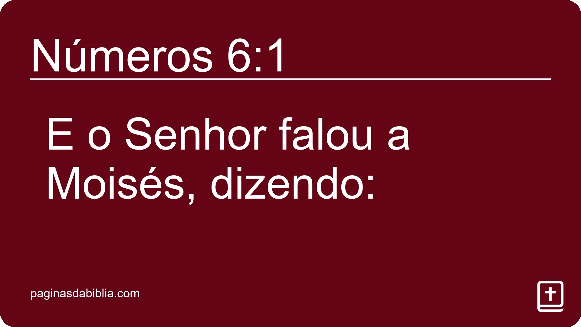 Números 6:1