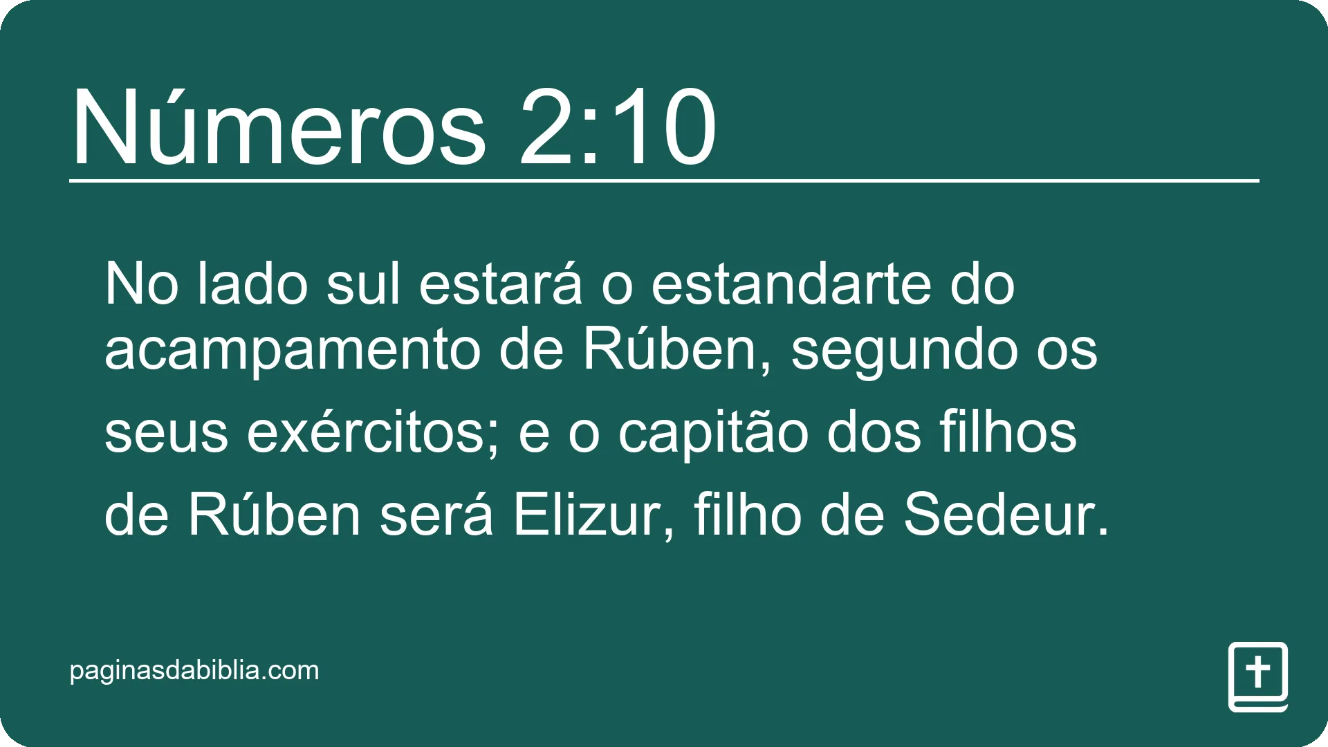 Números 2:10