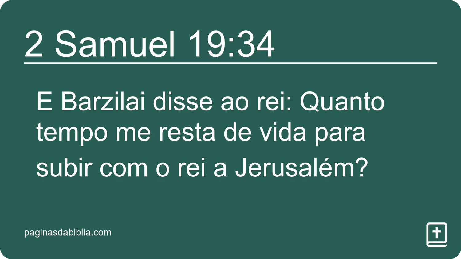 2 Samuel 19:34