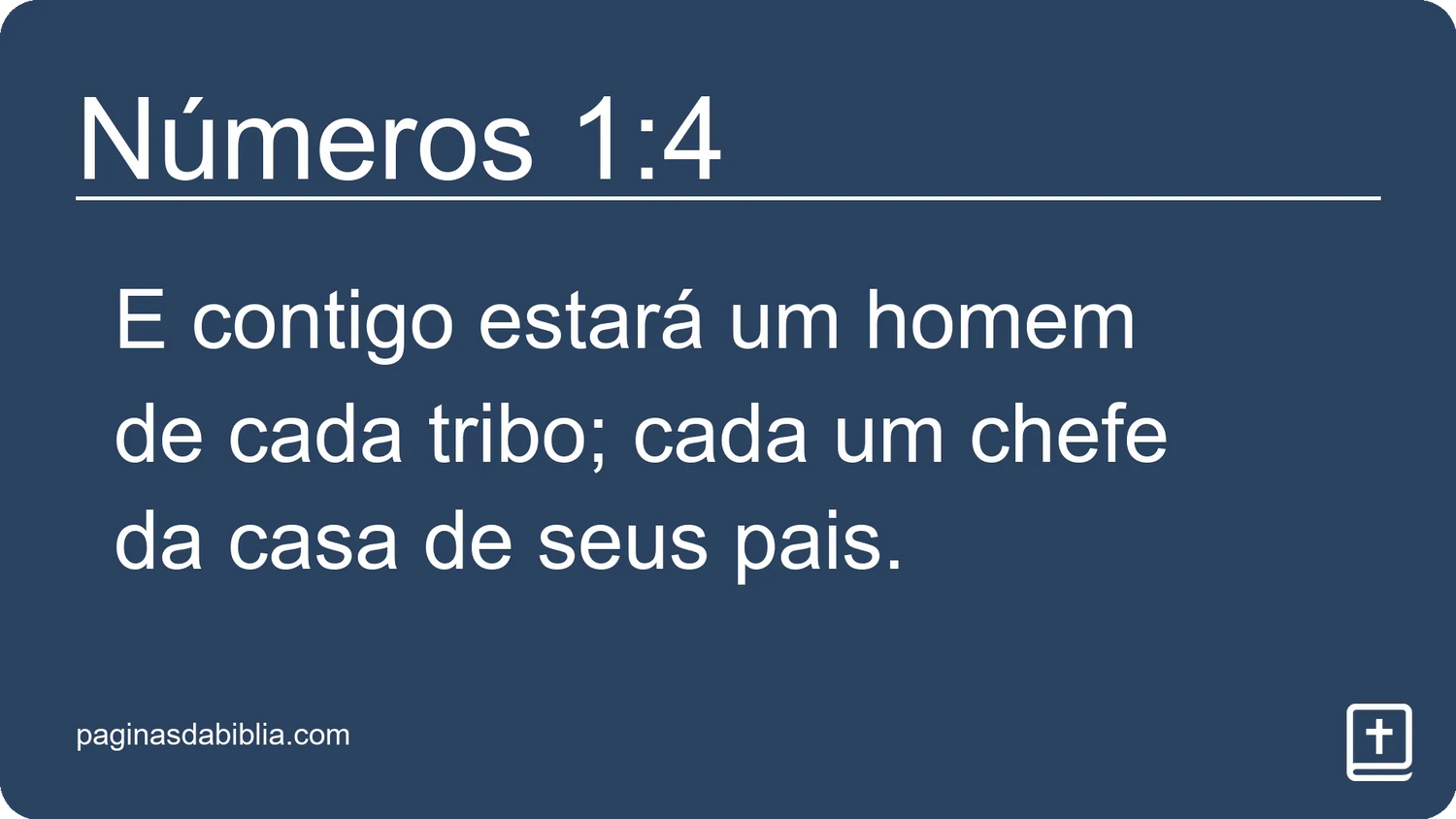 Números 1:4