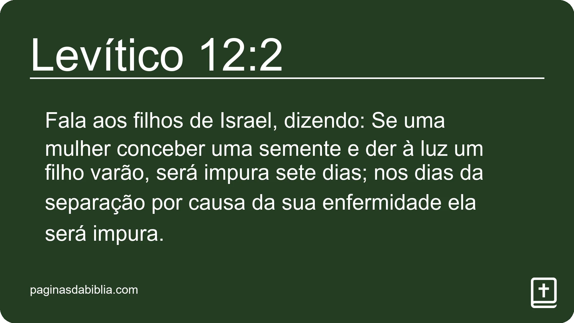 Levítico 12:2