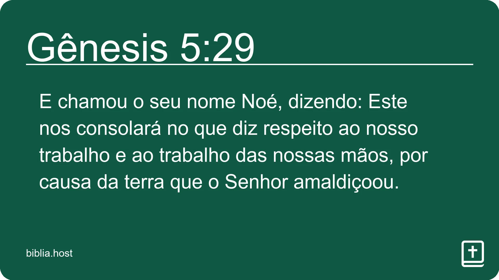 Gênesis 5:29