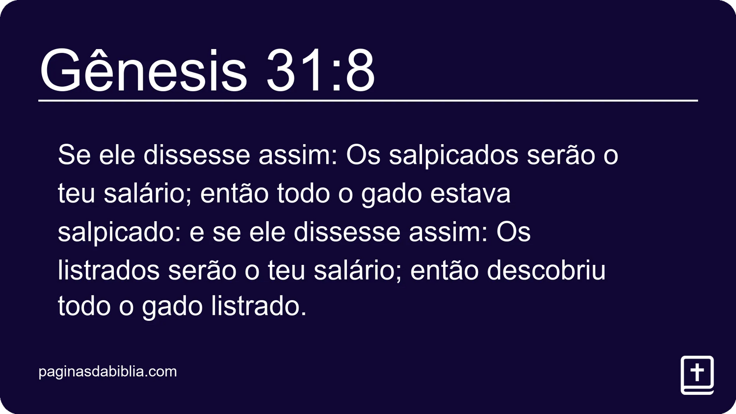 Gênesis 31:8