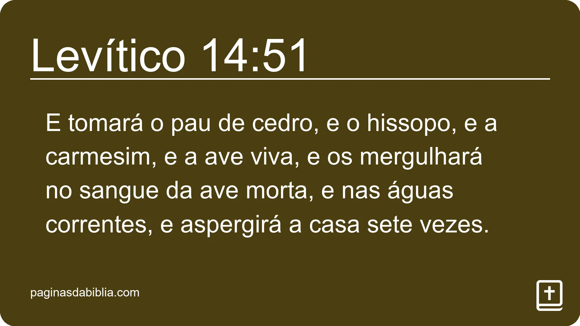 Levítico 14:51