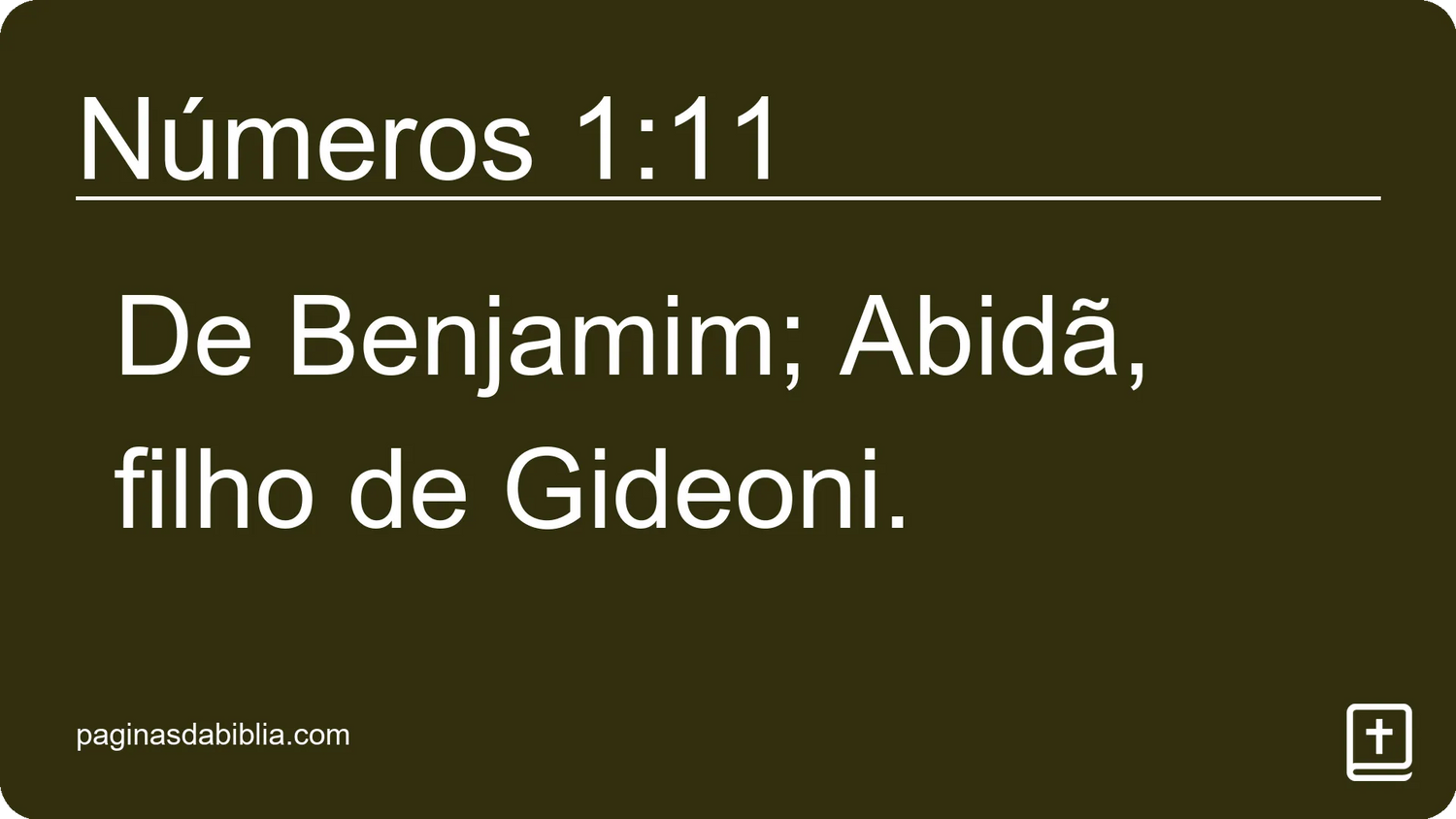 Números 1:11