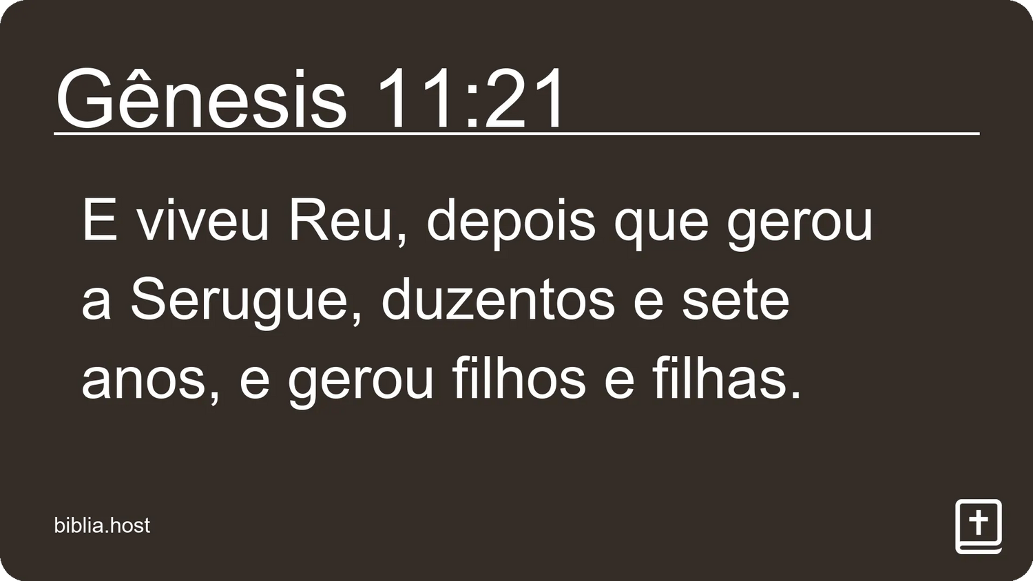 Gênesis 11:21