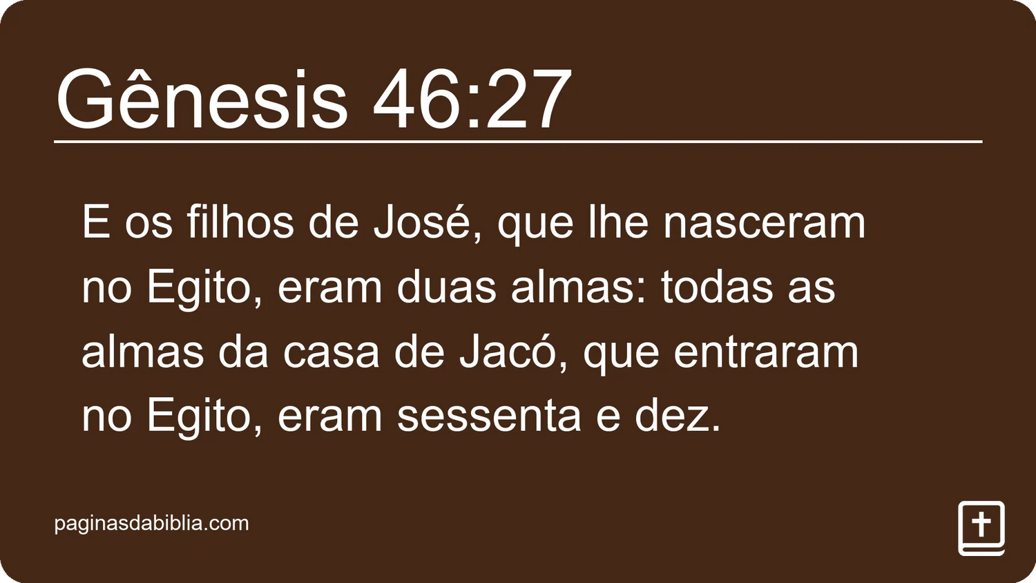 Gênesis 46:27