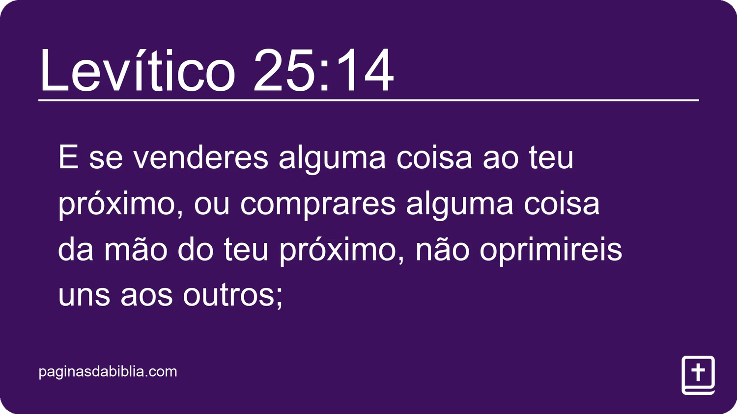 Levítico 25:14