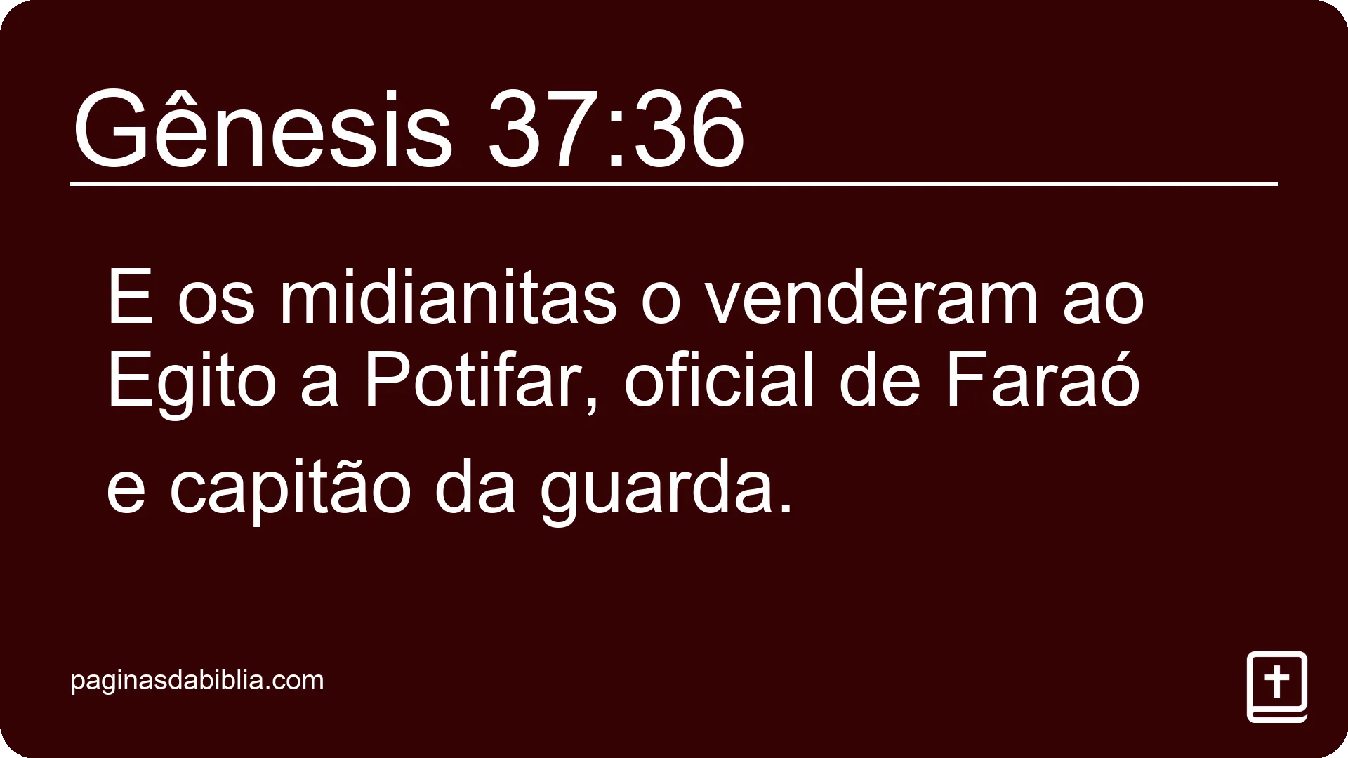 Gênesis 37:36