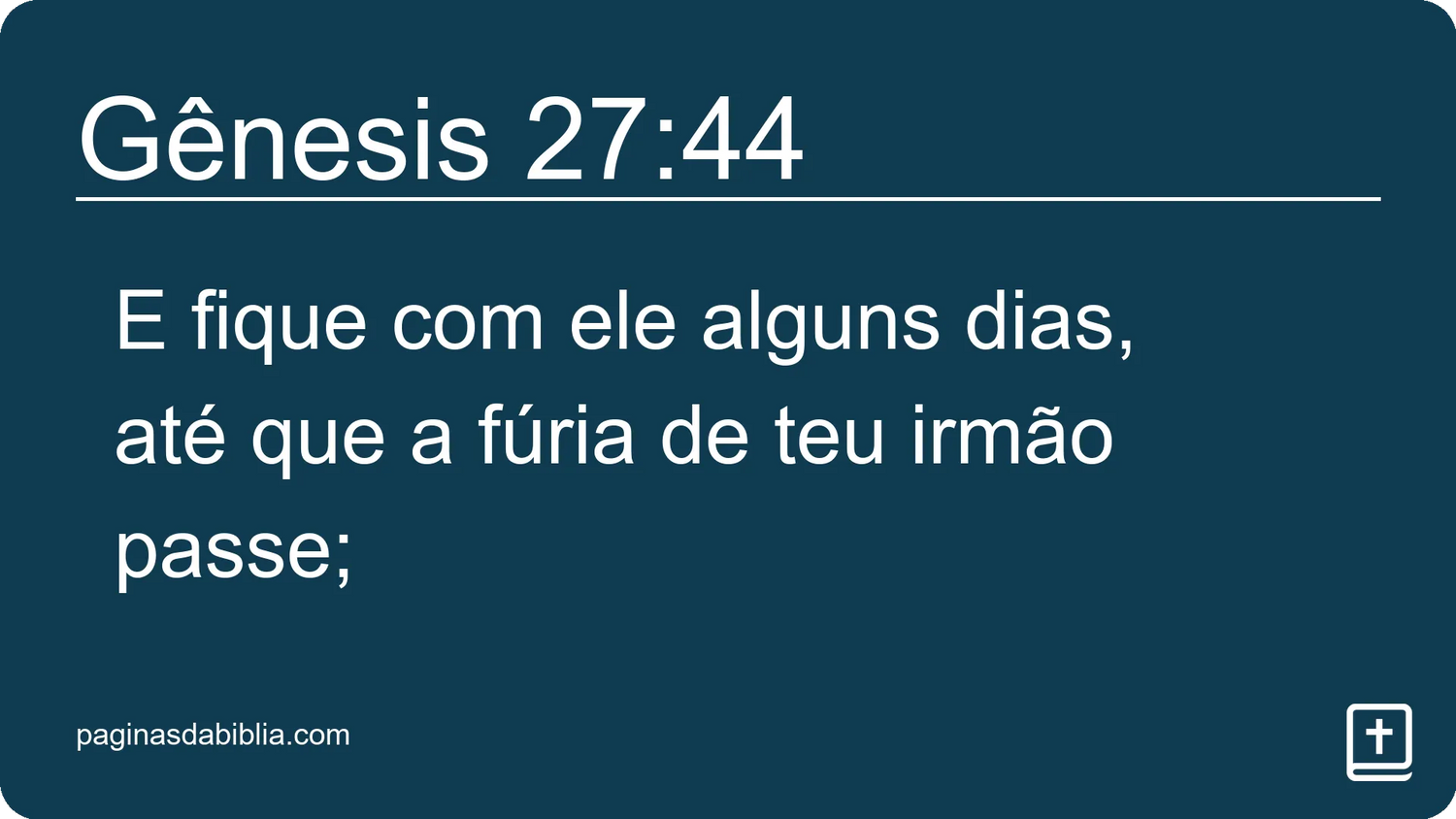 Gênesis 27:44