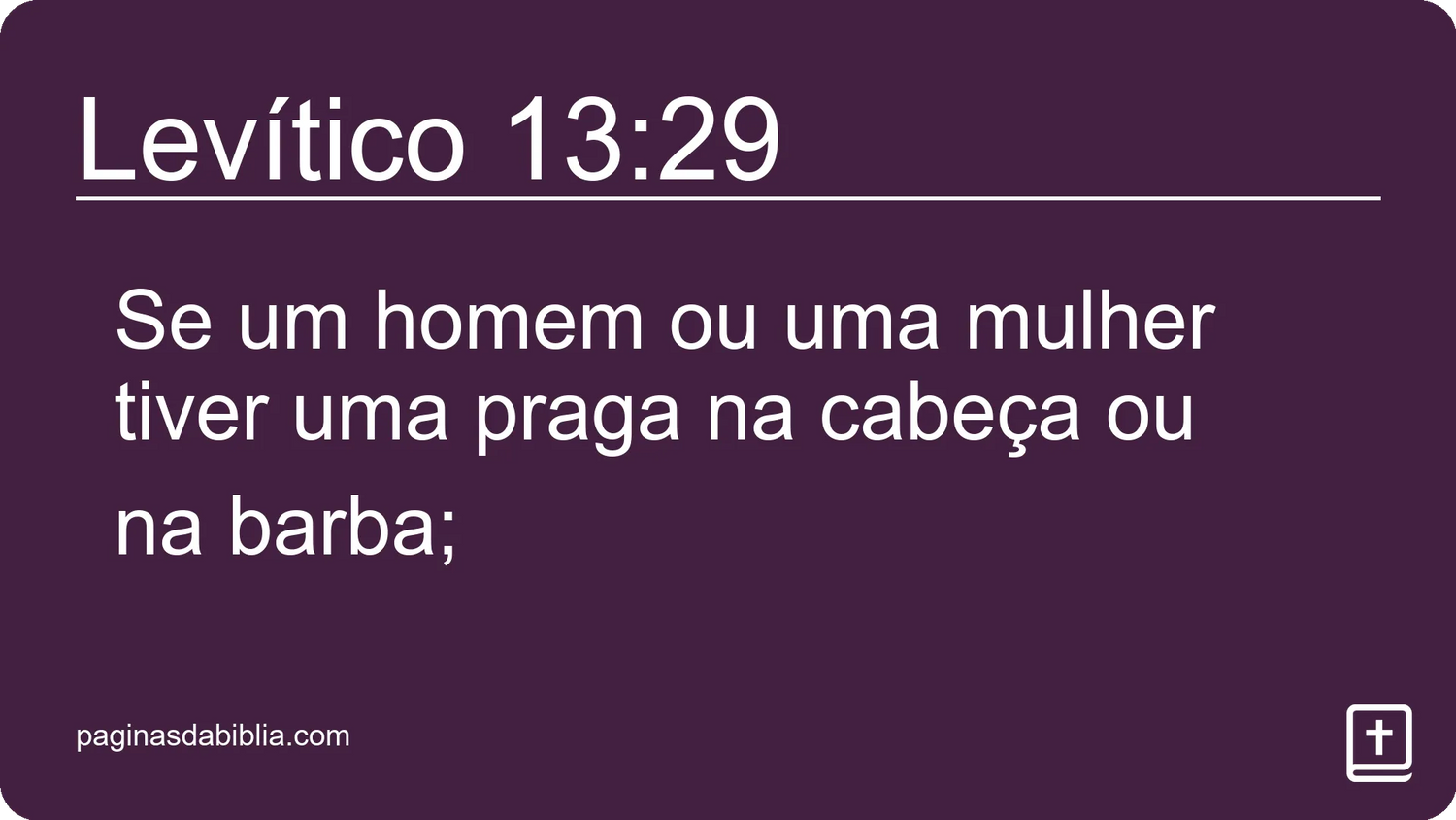 Levítico 13:29