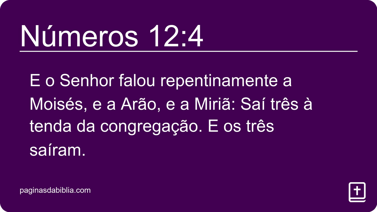 Números 12:4