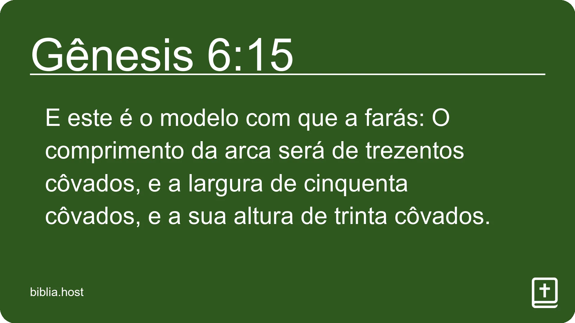 Gênesis 6:15