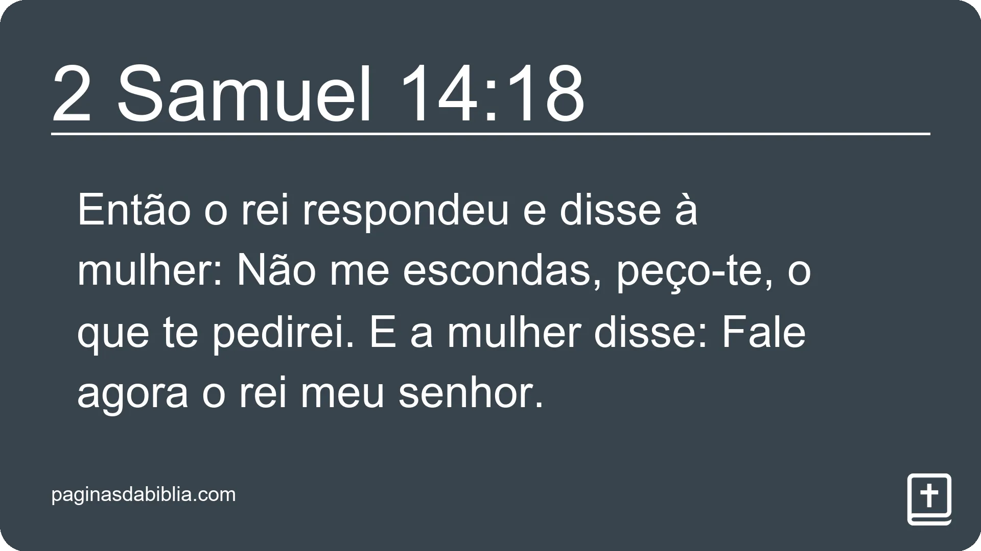 2 Samuel 14:18