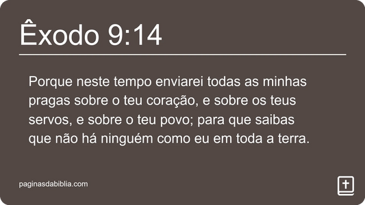 Êxodo 9:14