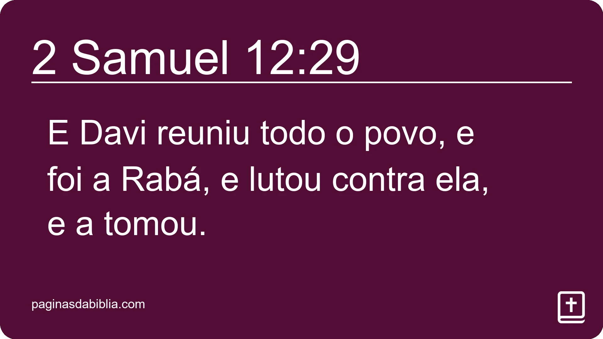 2 Samuel 12:29