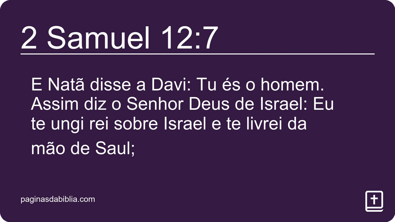 2 Samuel 12:7