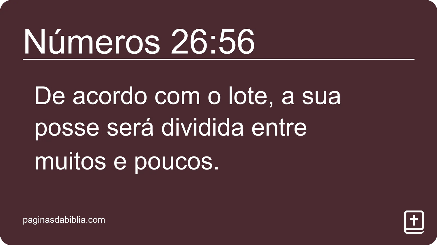 Números 26:56