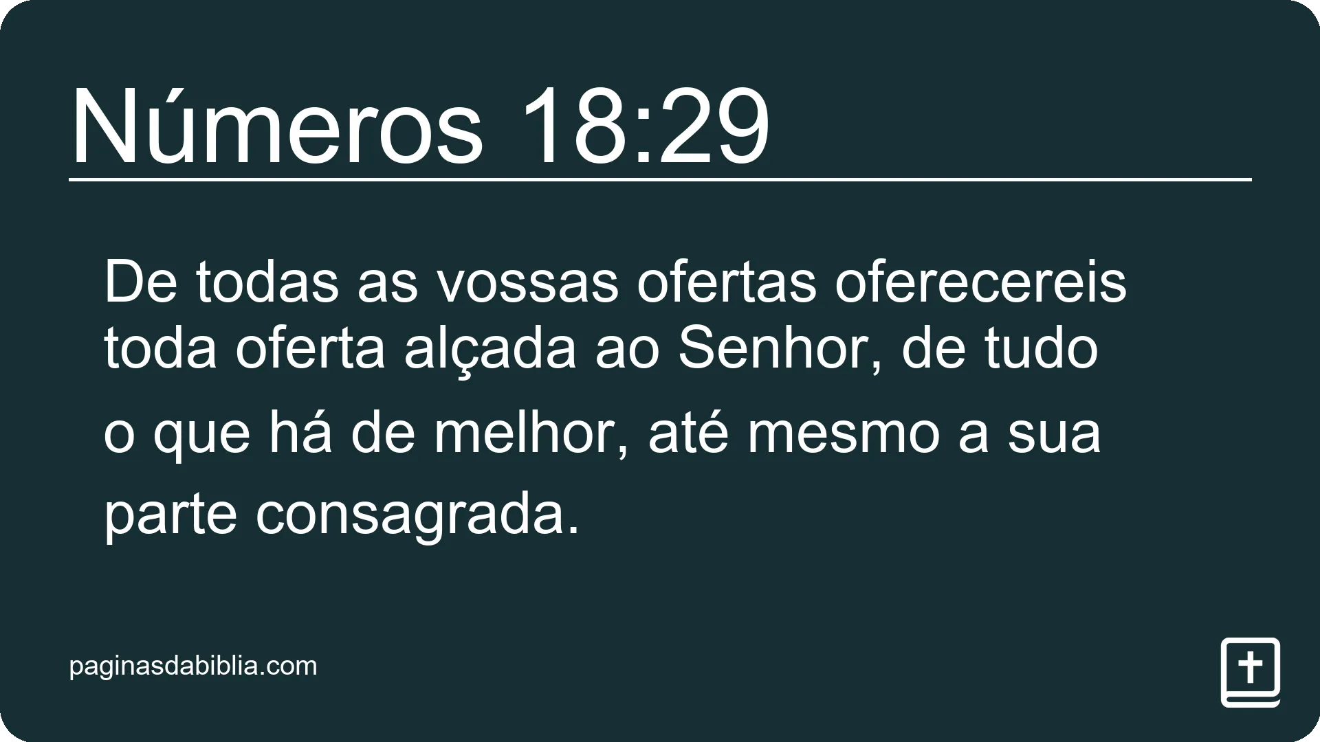 Números 18:29