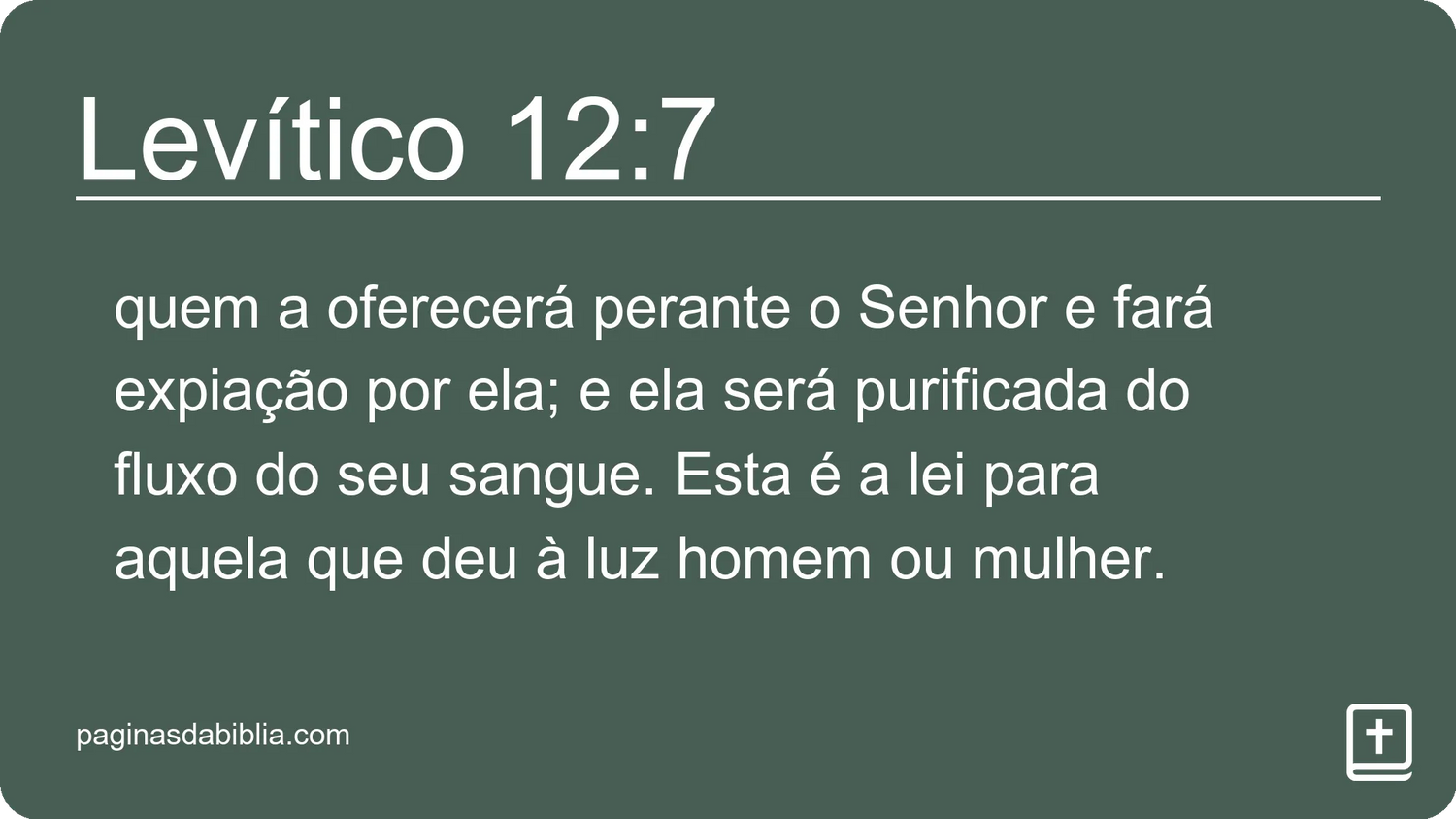 Levítico 12:7