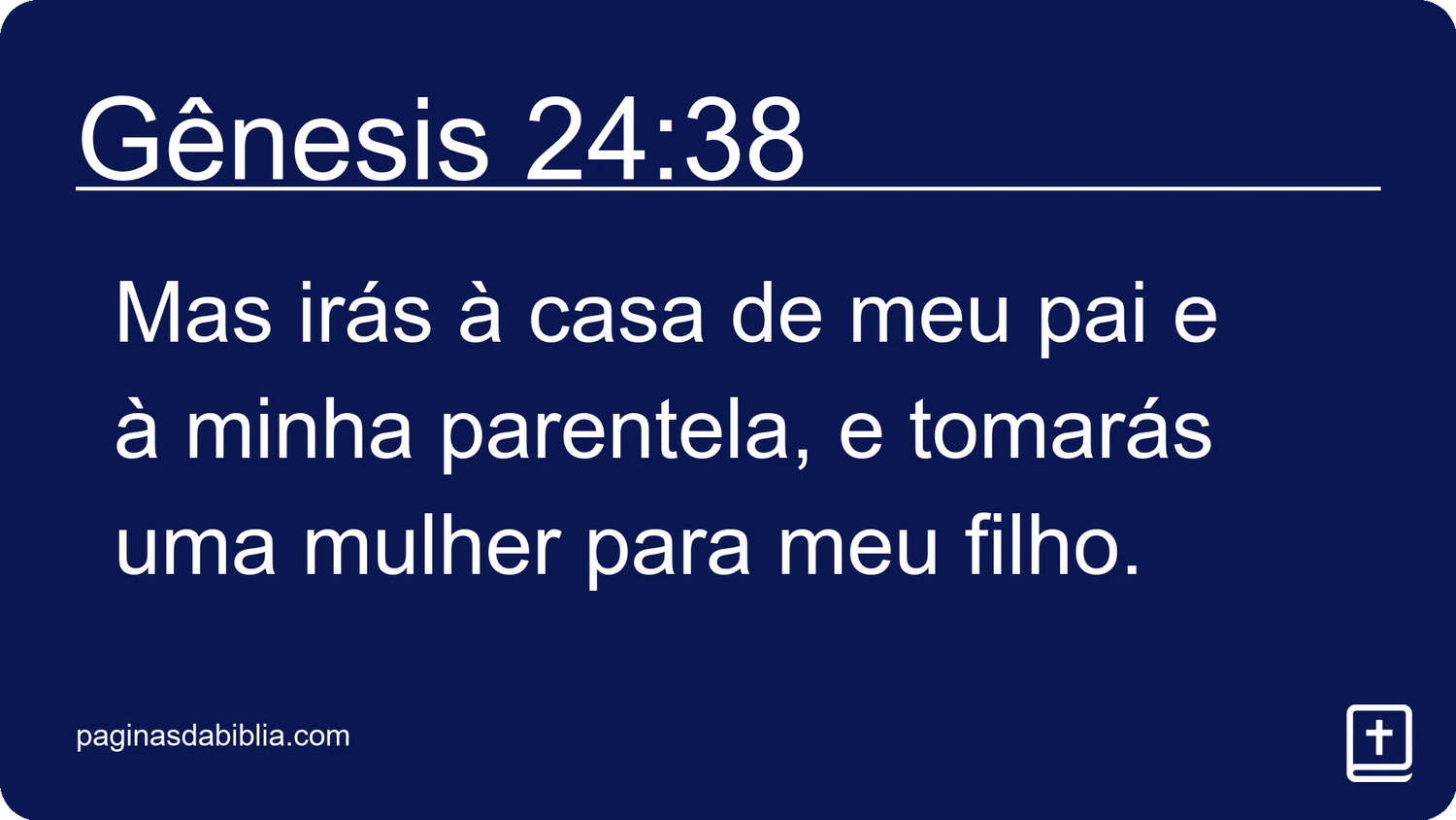 Gênesis 24:38