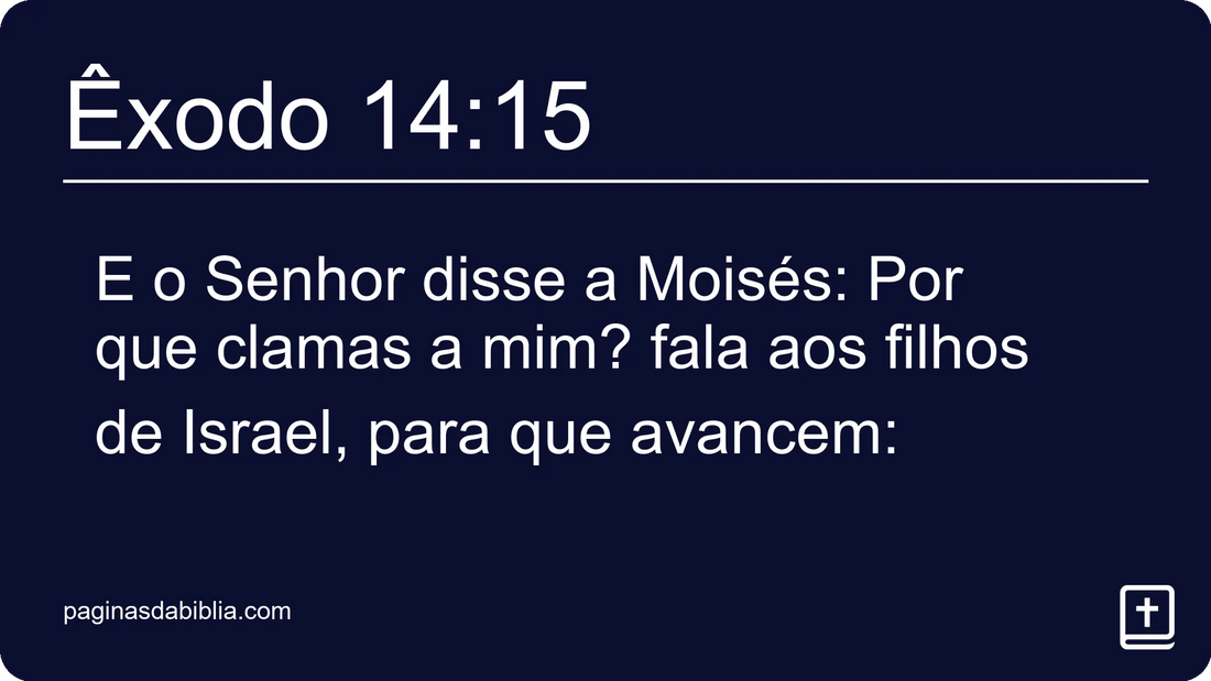 Êxodo 14:15