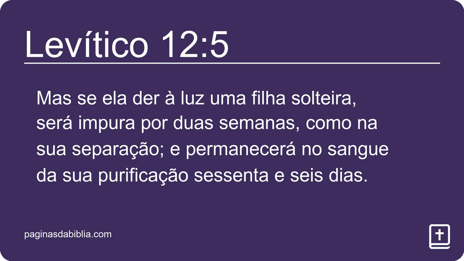 Levítico 12:5