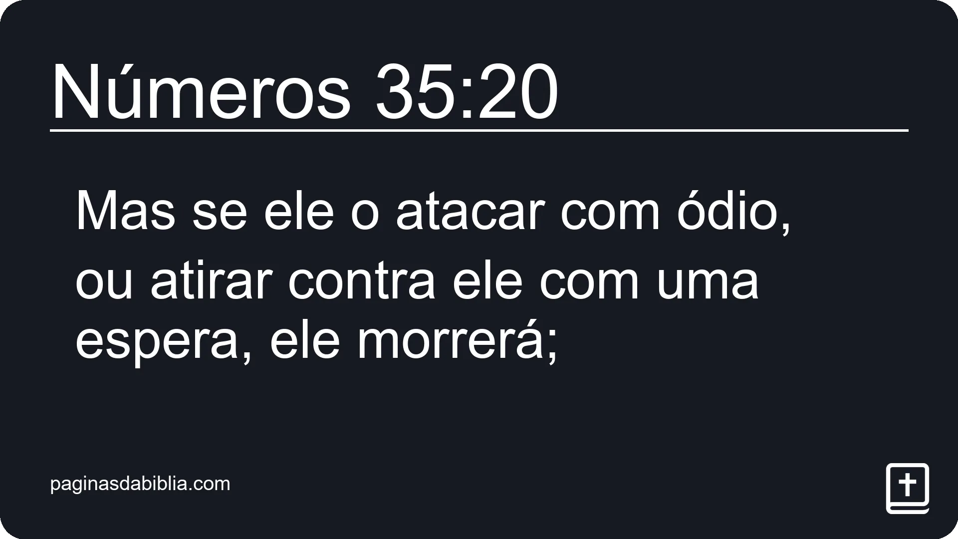 Números 35:20