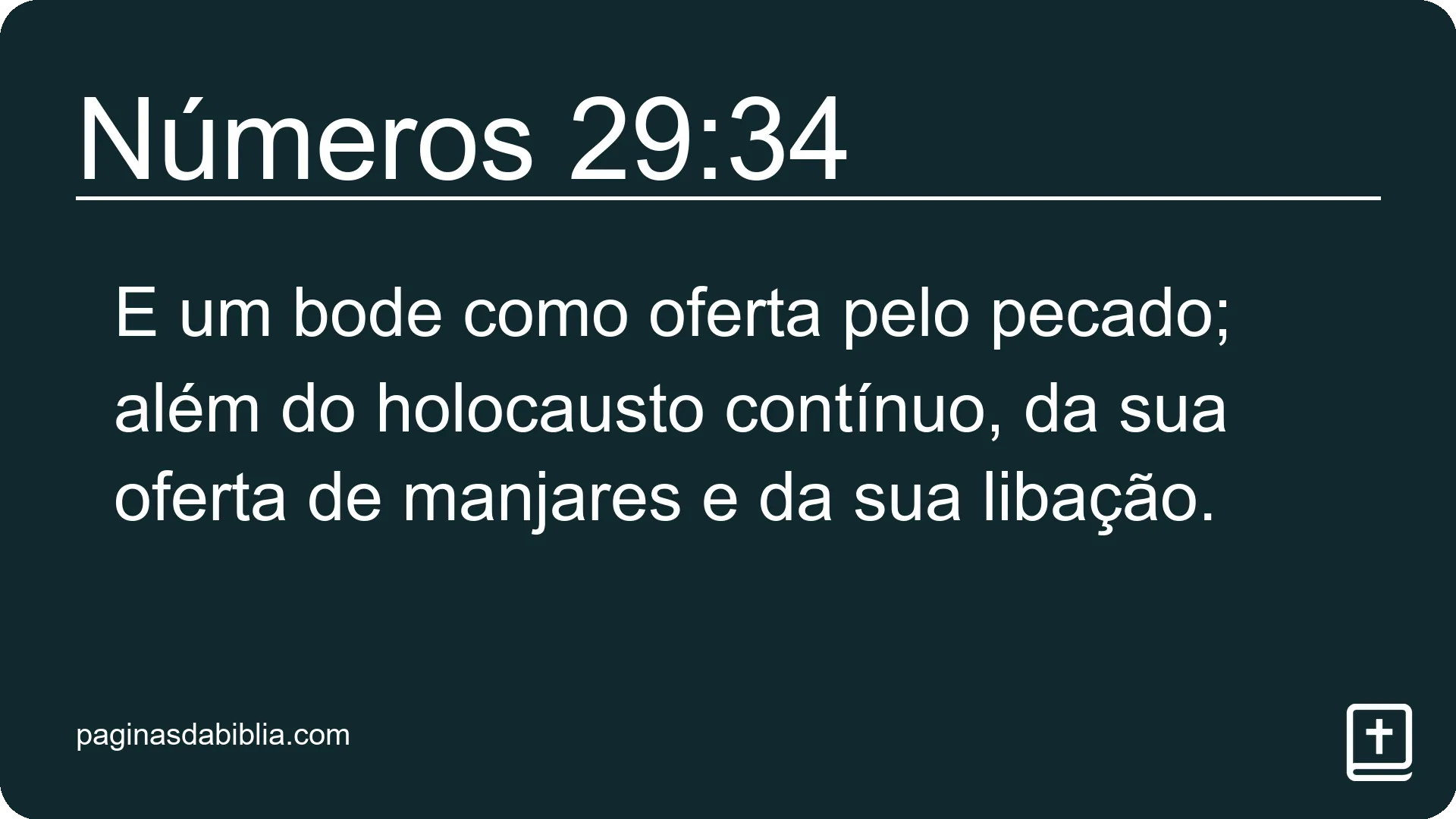 Números 29:34