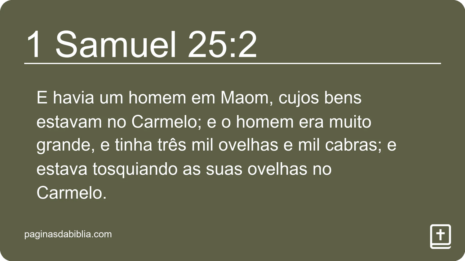 1 Samuel 25:2