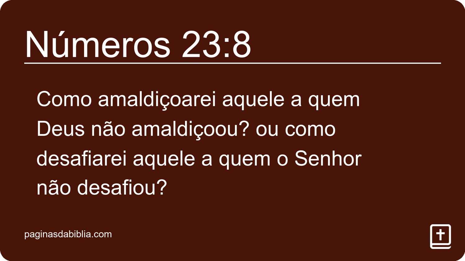 Números 23:8