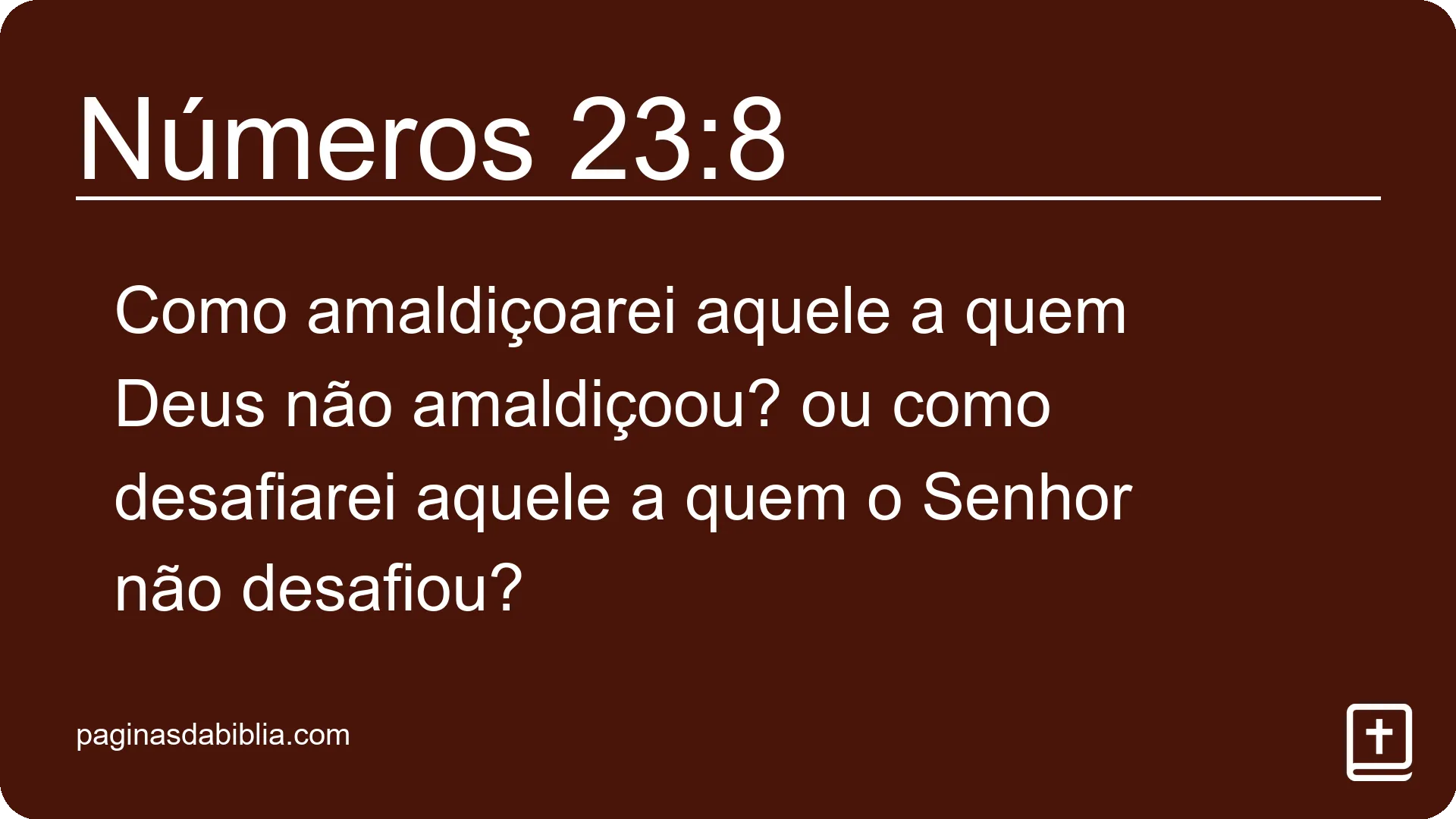 Números 23:8