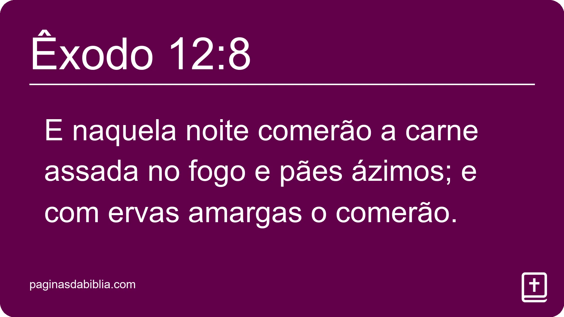 Êxodo 12:8