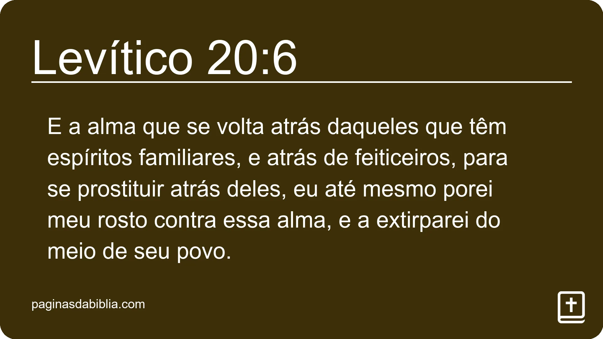 Levítico 20:6