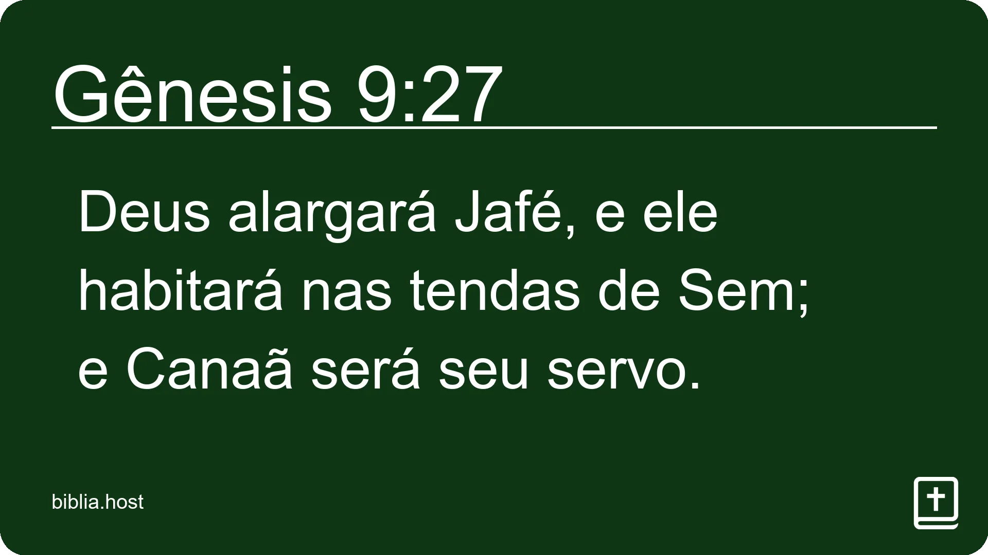 Gênesis 9:27