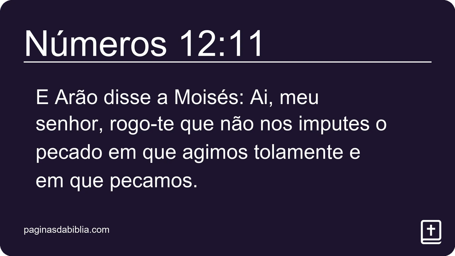 Números 12:11