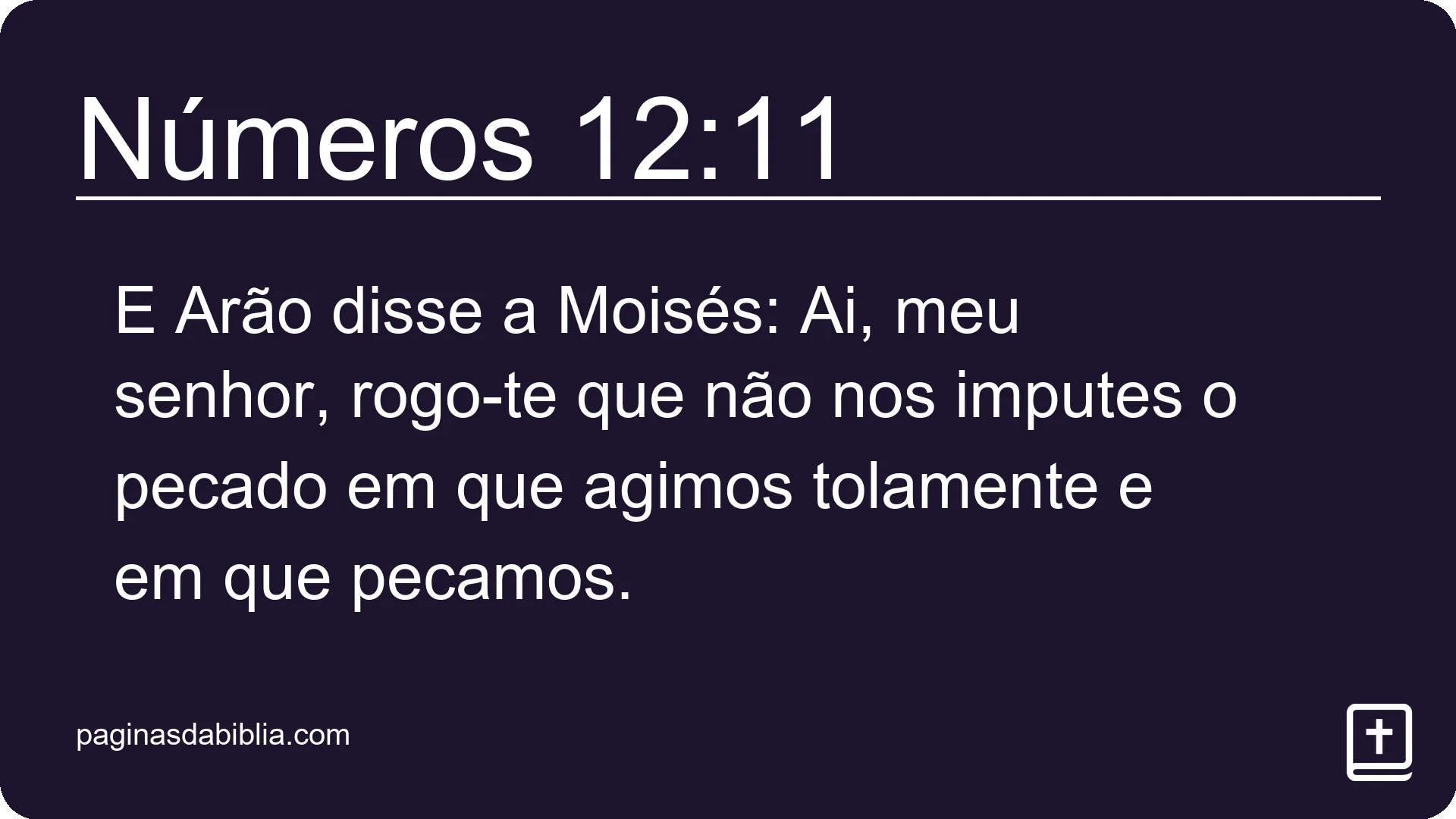 Números 12:11