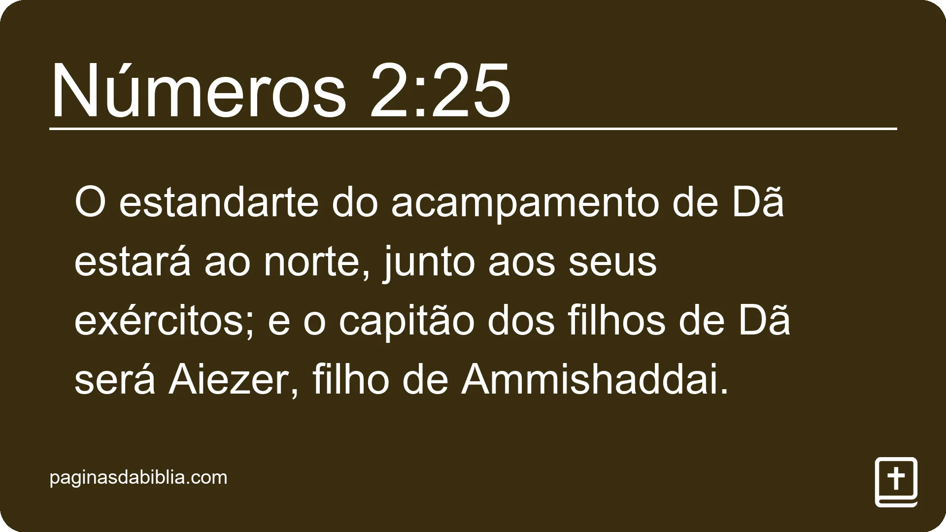 Números 2:25