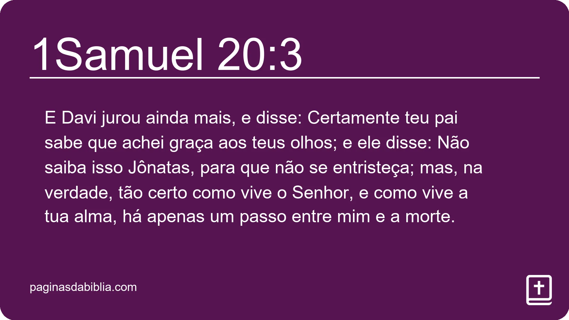 1Samuel 20:3