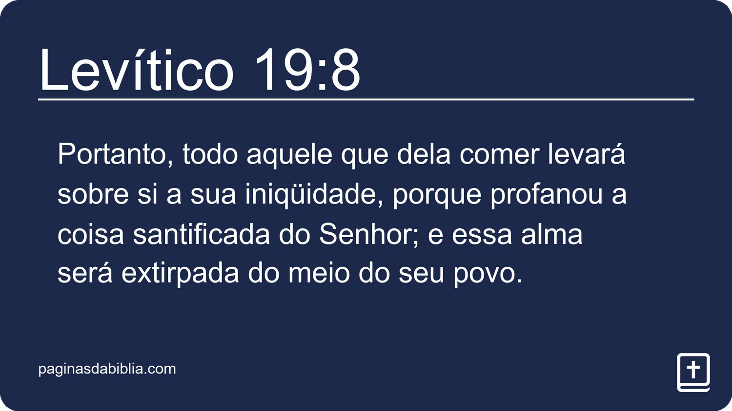 Levítico 19:8