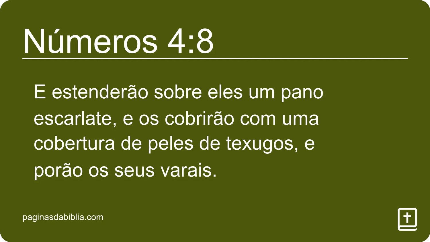 Números 4:8