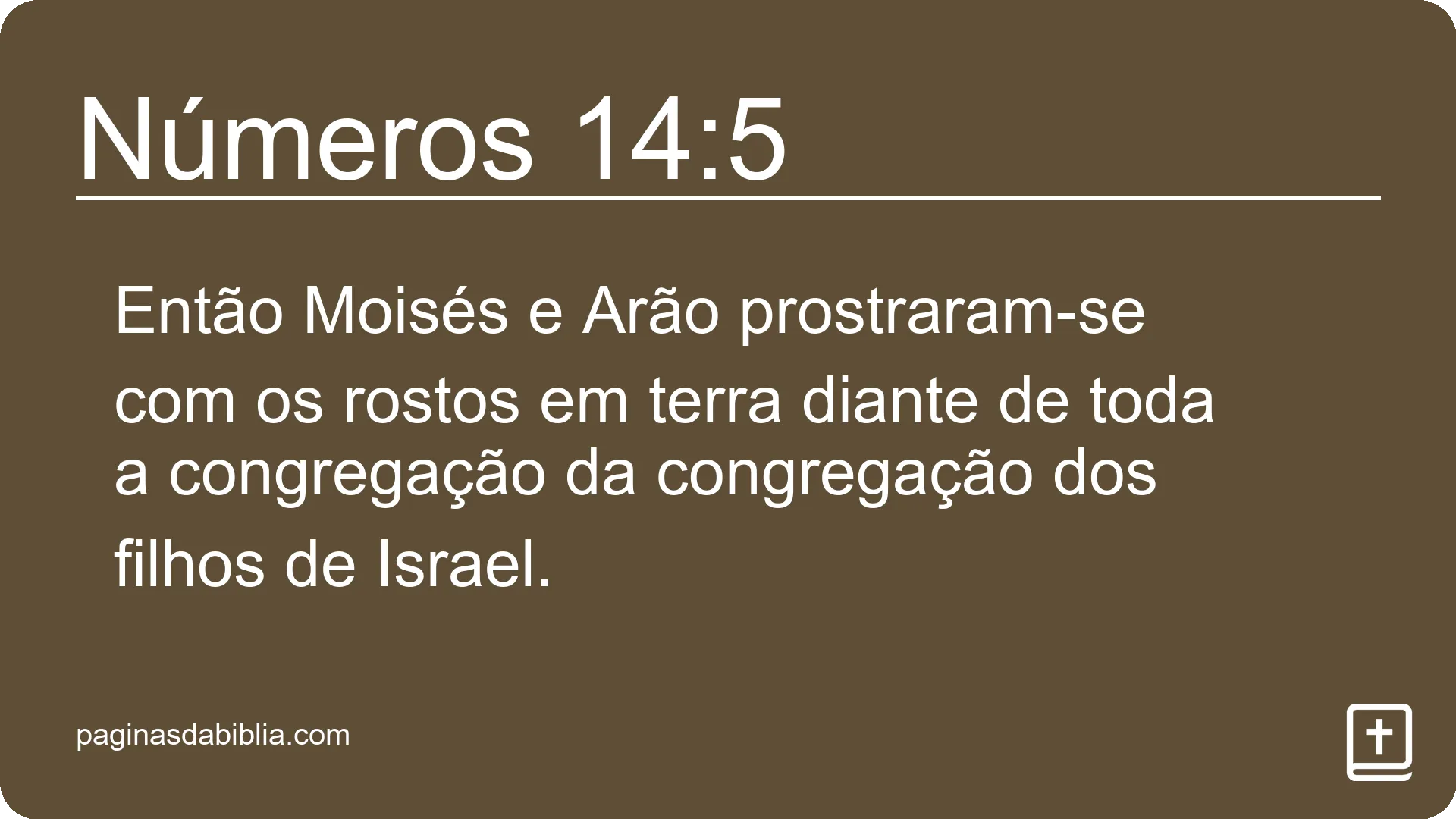 Números 14:5