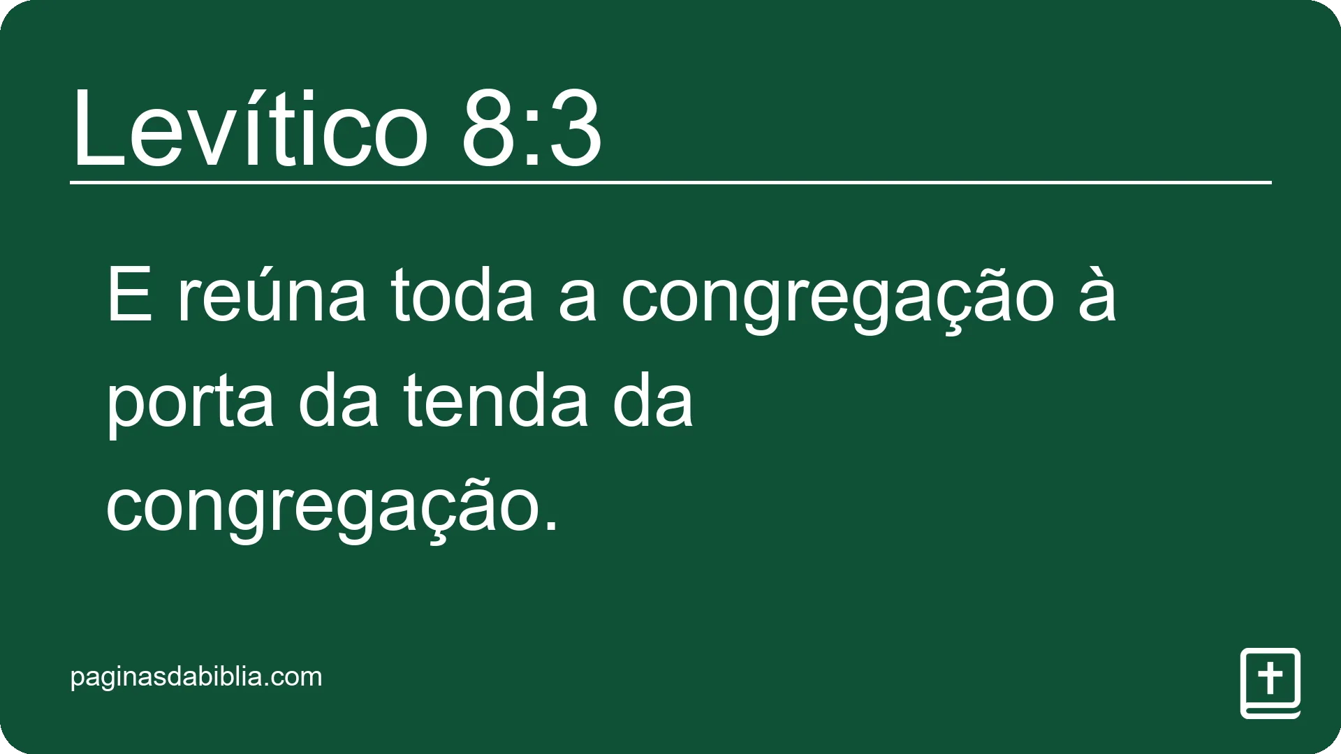 Levítico 8:3