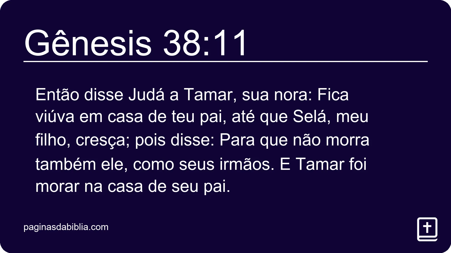 Gênesis 38:11