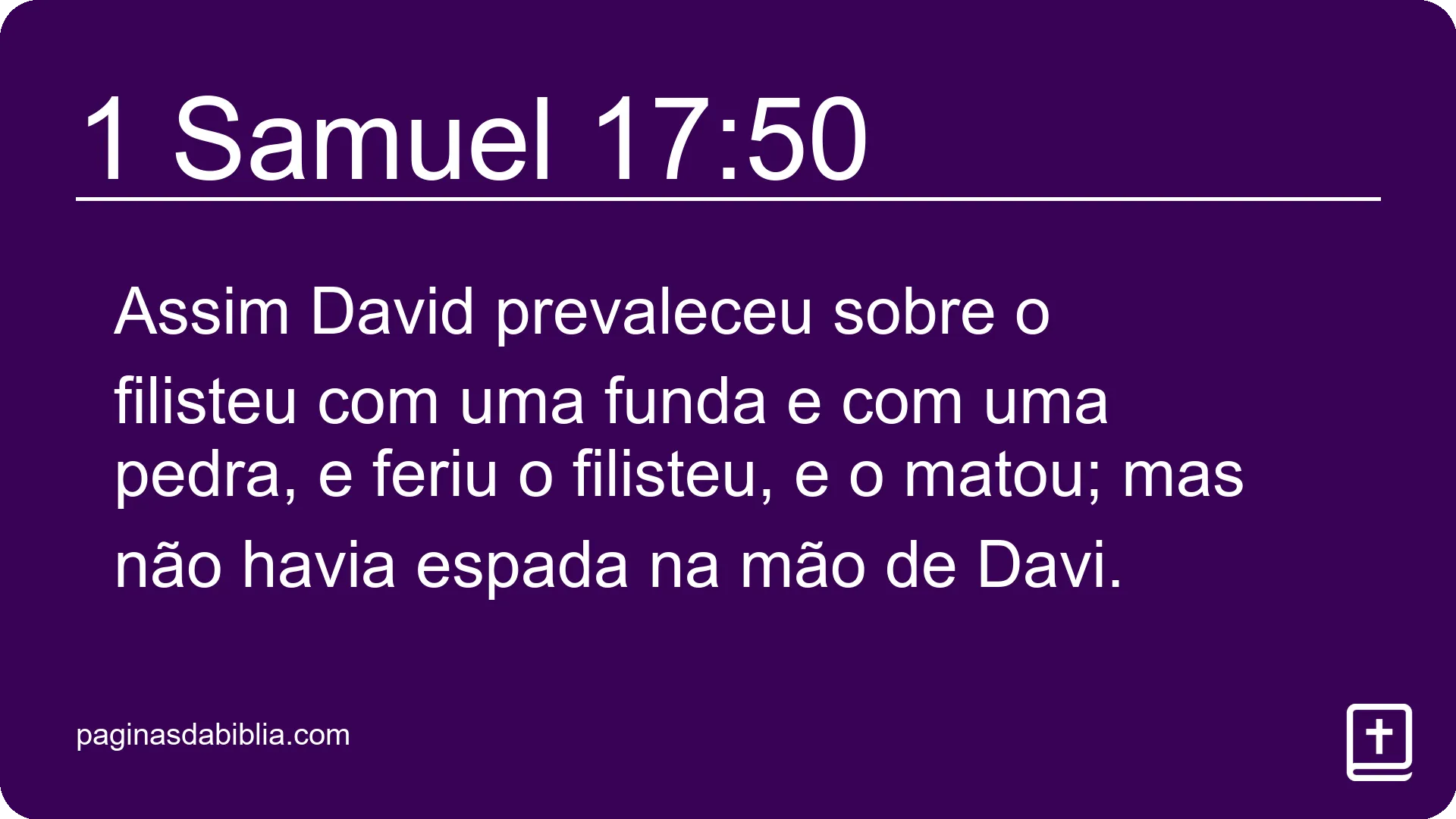 1 Samuel 17:50