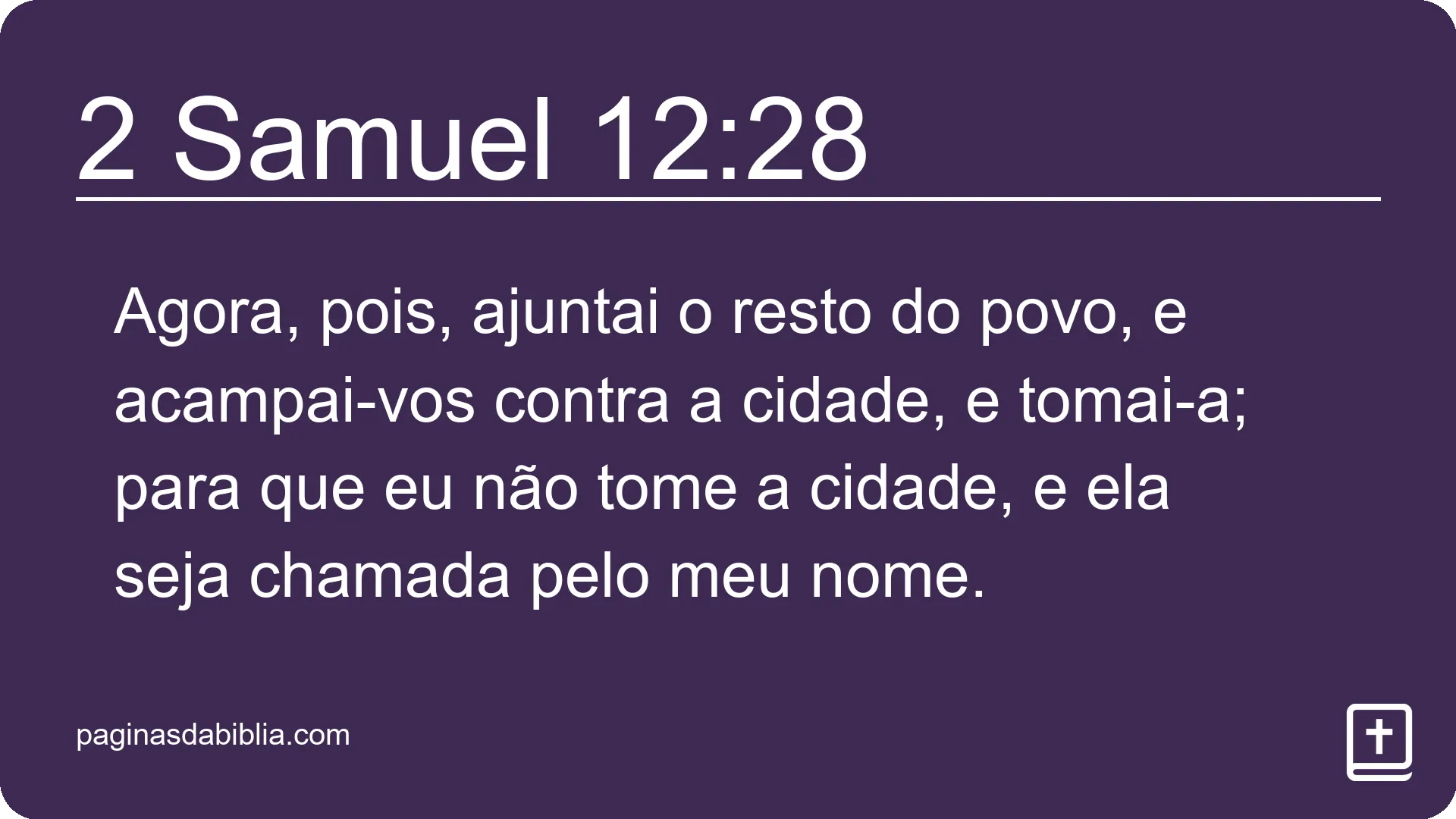 2 Samuel 12:28