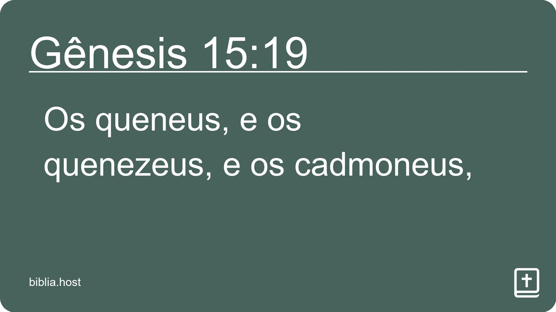 Gênesis 15:19