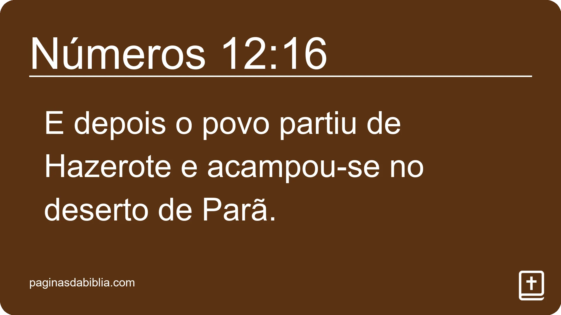 Números 12:16