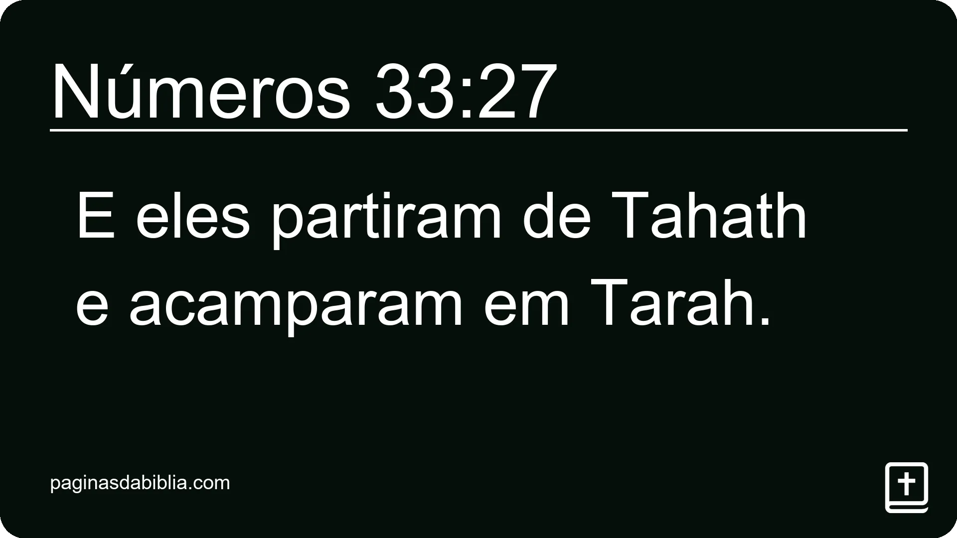 Números 33:27