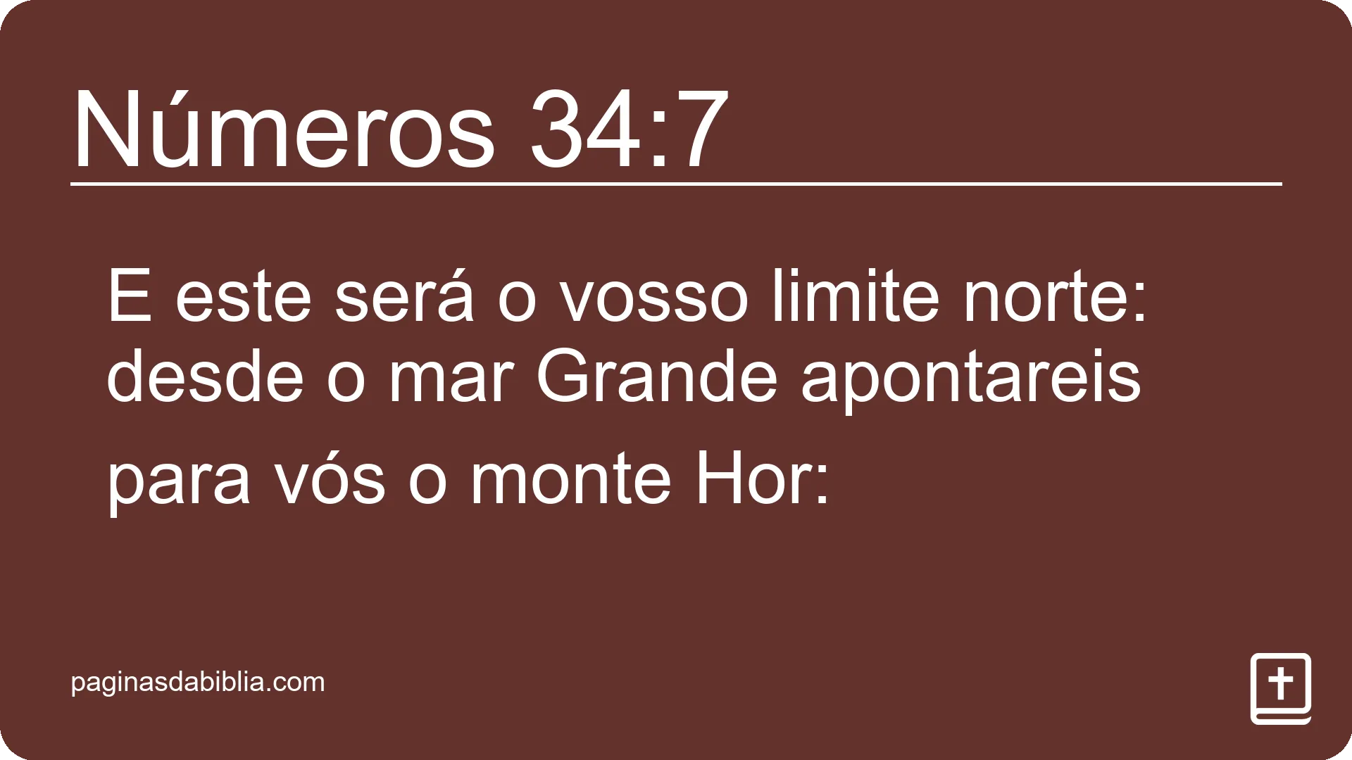 Números 34:7